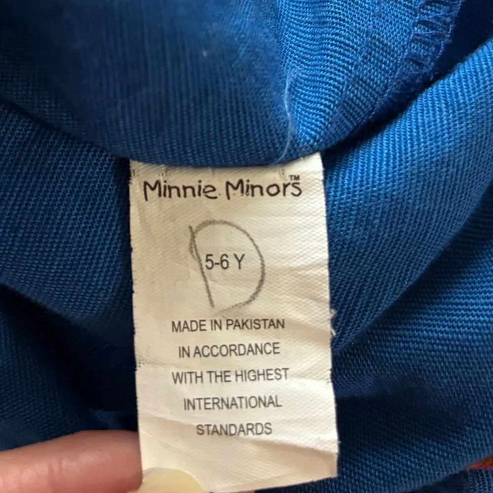 Minnie Minors Pakistani‎ Top & Pants Outfit Girls Blue